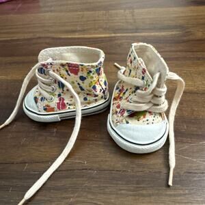 Pleasant Company Budding Artist Sneakers Paint Splatter Doll Shoes American Girl